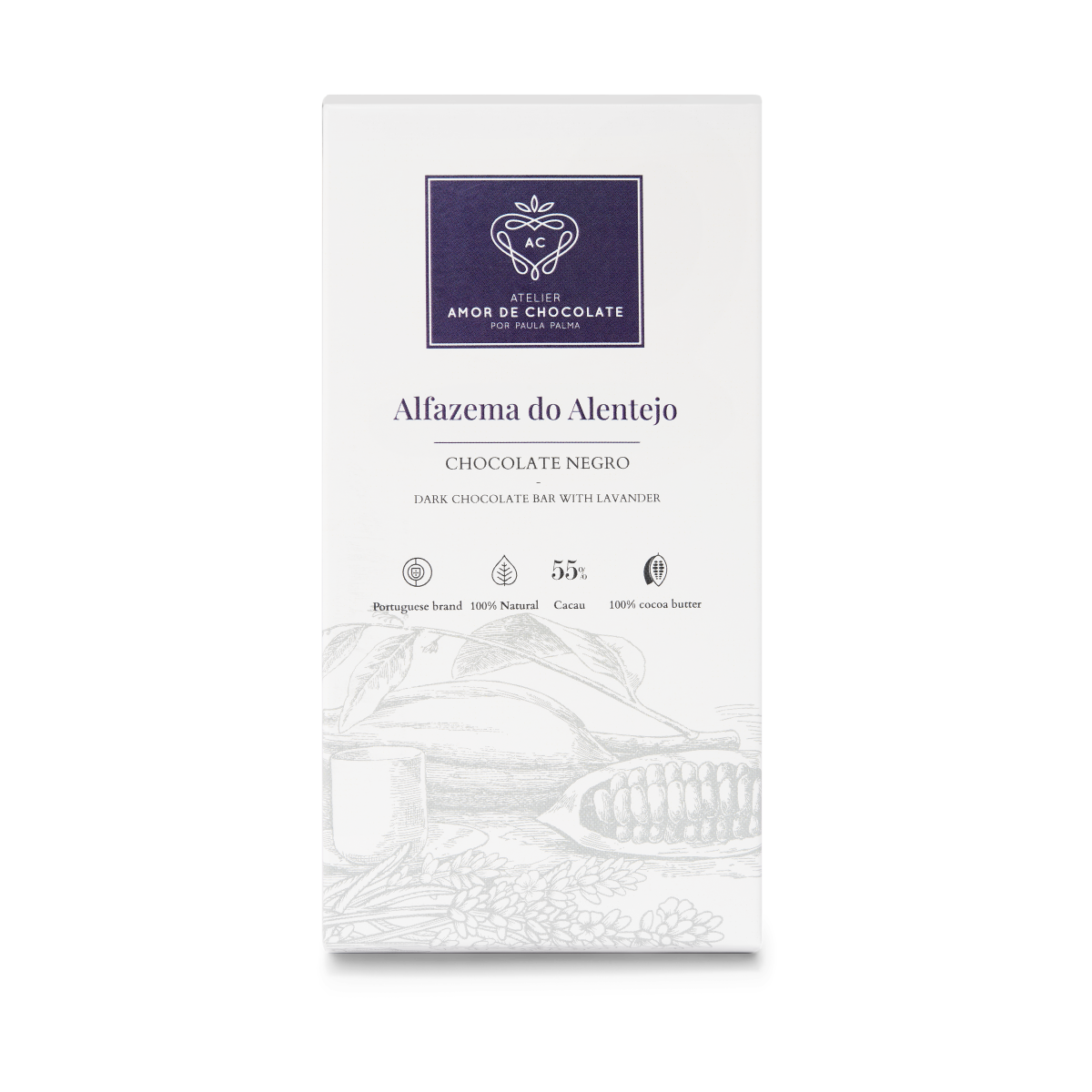 Tablete de Chocolate Negro | Alfazema do Alto Alentejo