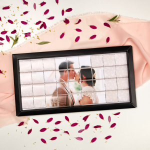 Poster com Foto em Chocolate | Napolitanas Personalizadas