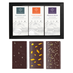 Conjunto de Degustação | 3 Tabletes de Chocolate Negro Selecionadas
